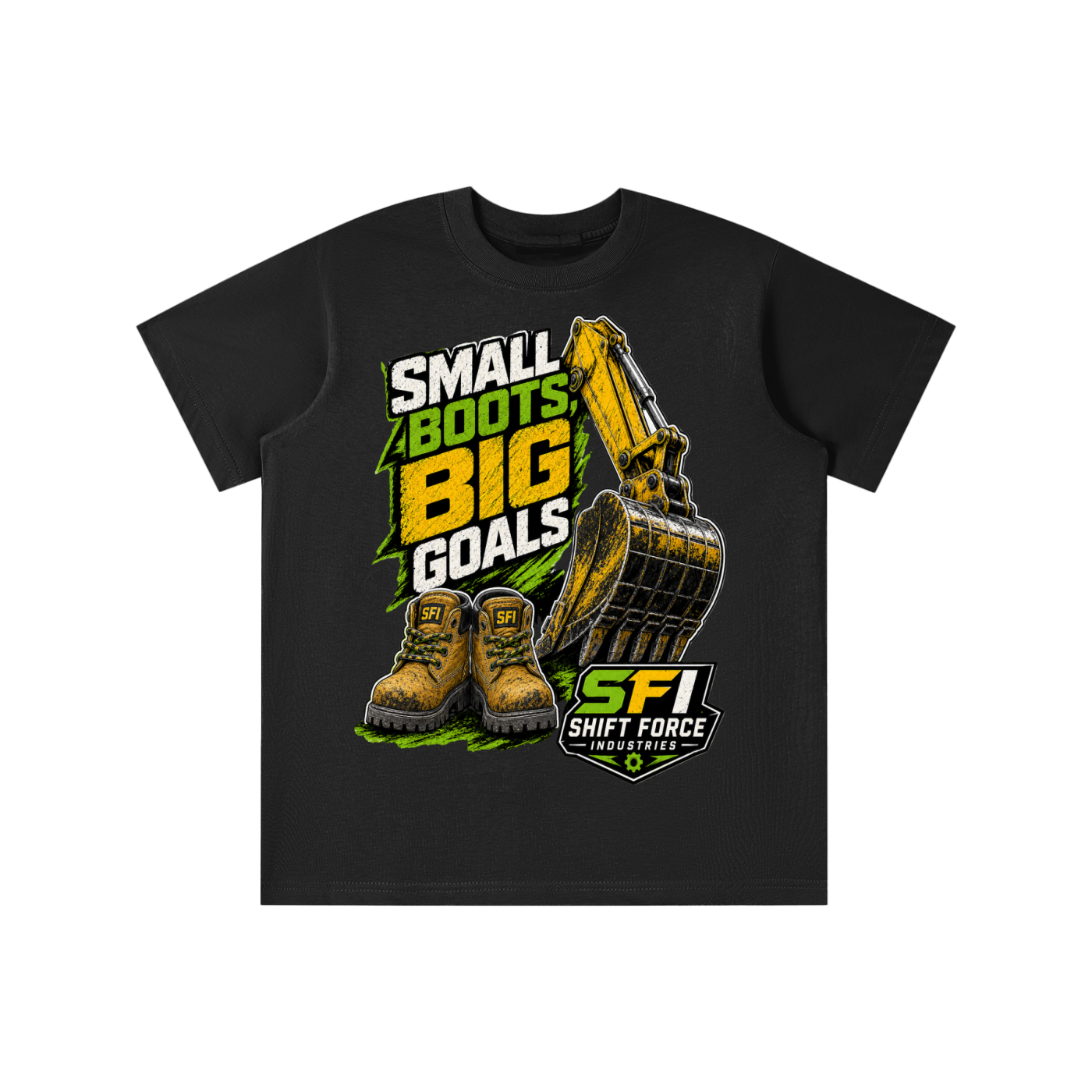 Boys Small Boots Big Goals T-shirt