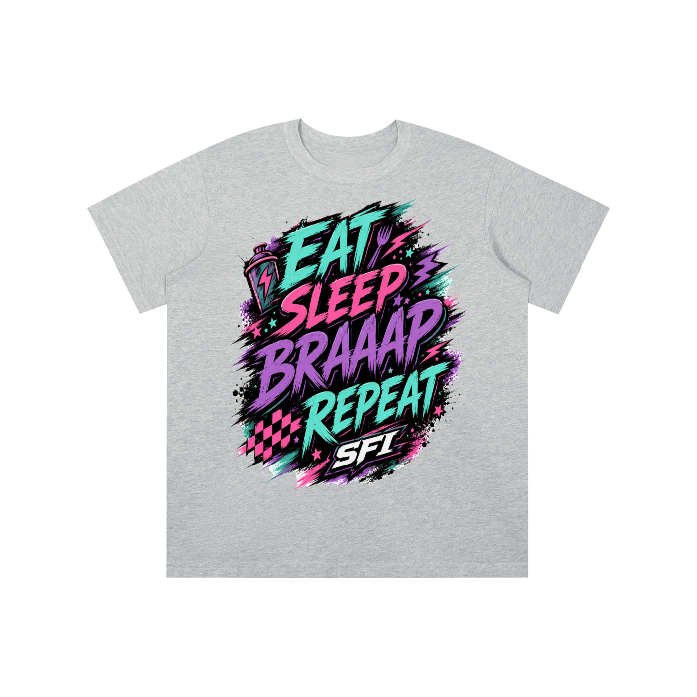 Girls Eat Sleep Braaap Repeat T-shirt