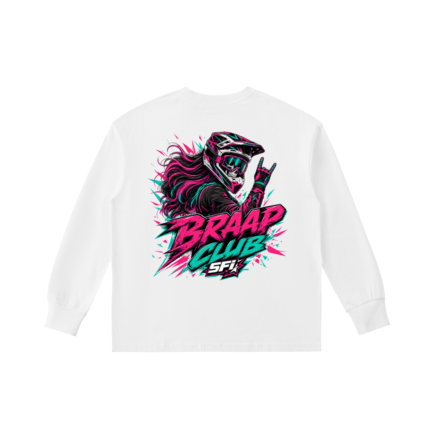 Girls Braap Club Long-Sleeve Tee
