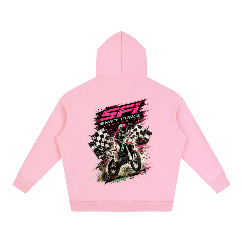 Women's Rock On Oversize Fleeced Hoodie