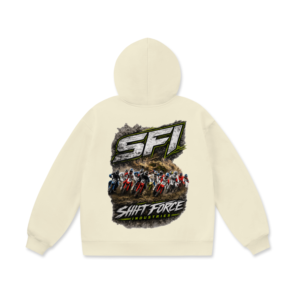 Men's Moto Race Fleece Hoodie