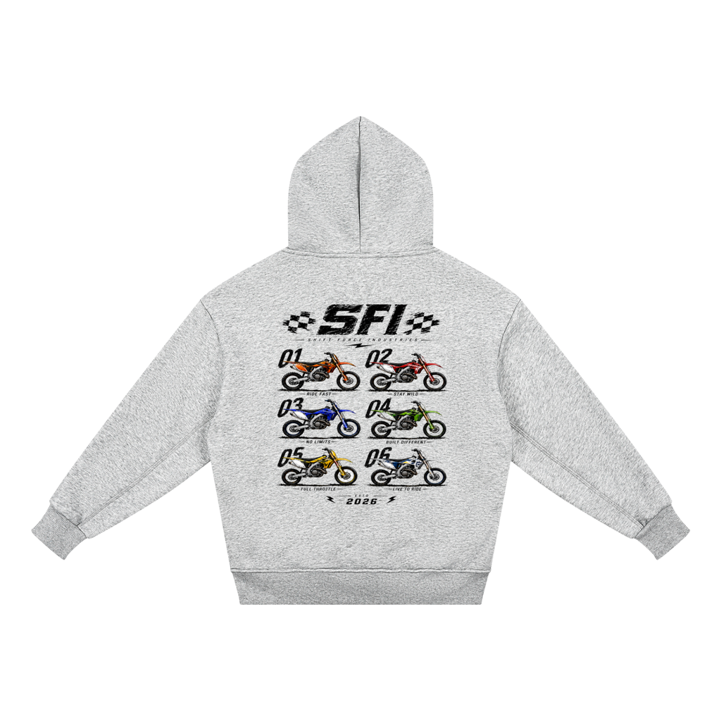 Boys Moto Lineup Fleece Hoodie