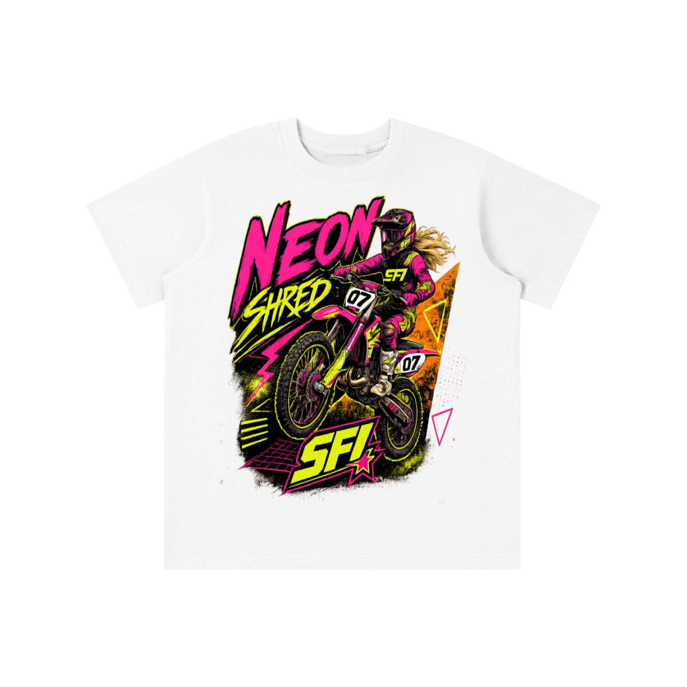 Girls Neon Shred T-shirt