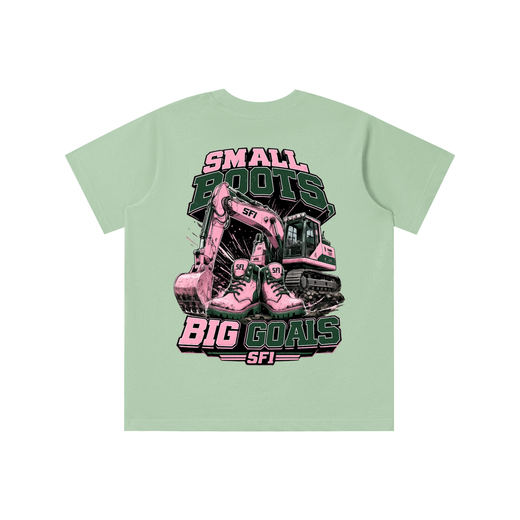 Girls Small Boots Big Goals T-shirt
