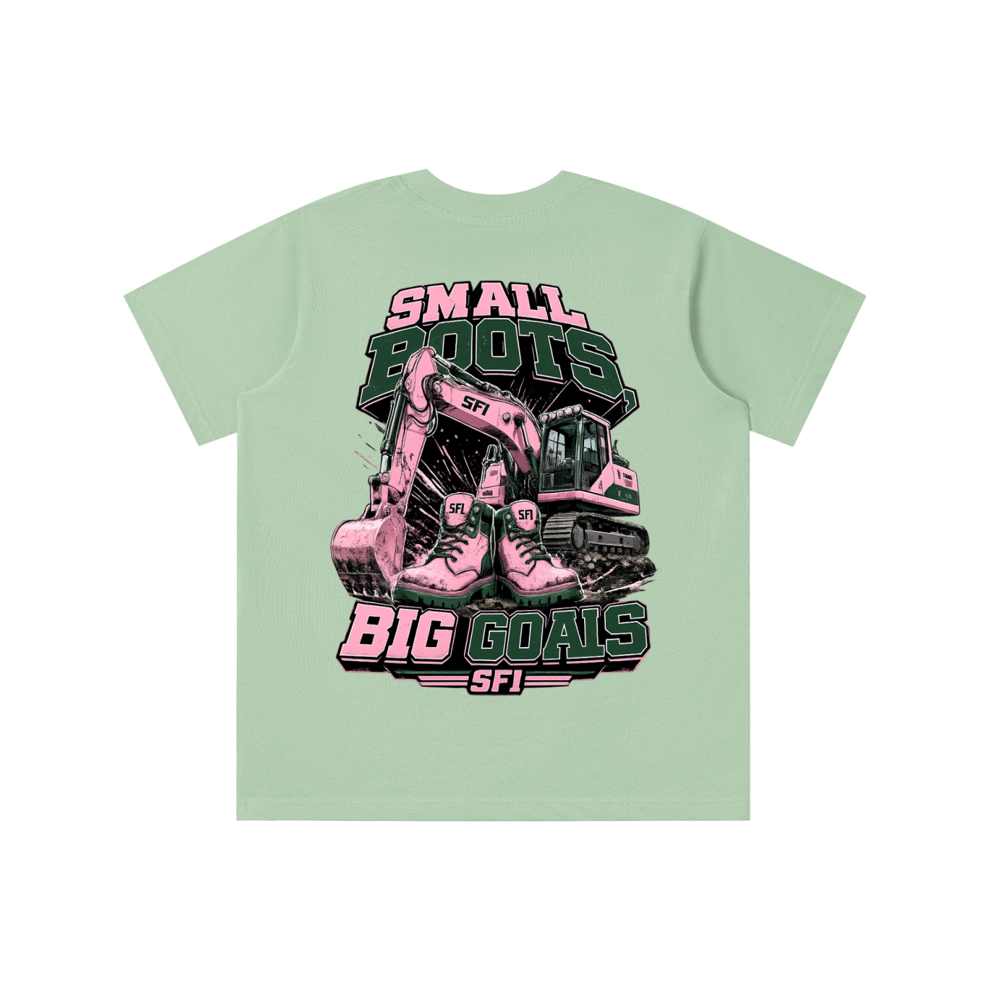 Girls Small Boots Big Goals T-shirt