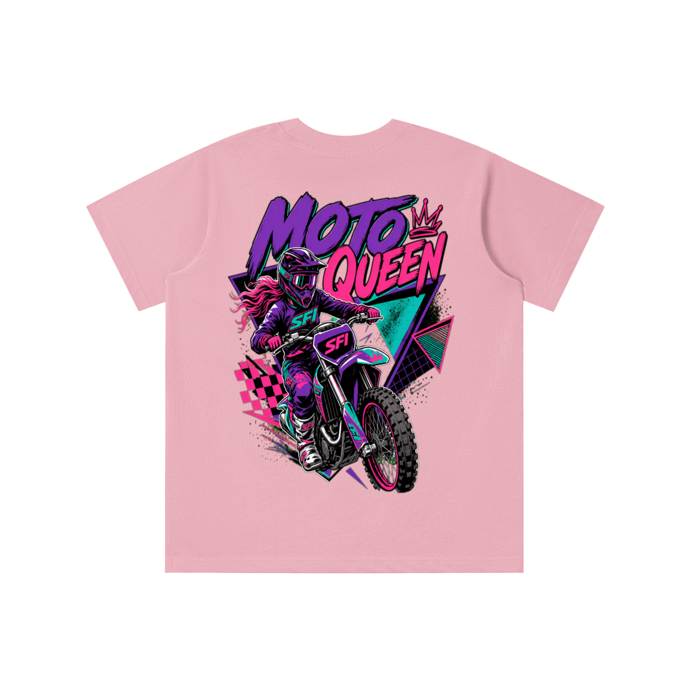 Girls Moto Queen T-shirt