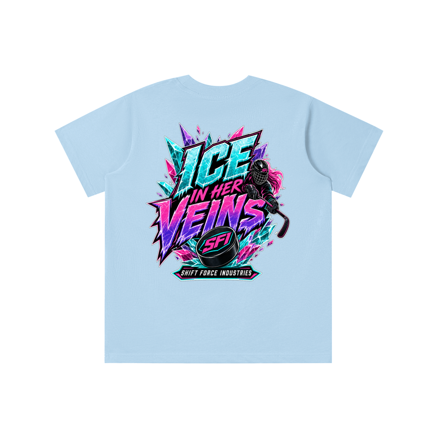 Girls Ice in Her Veins T-shirt