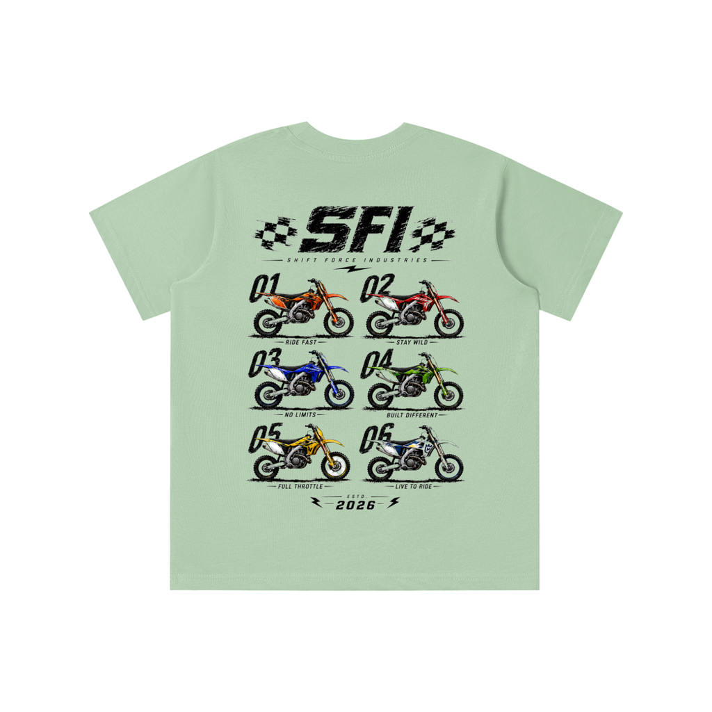 Boys Dirtbike Row T-shirt