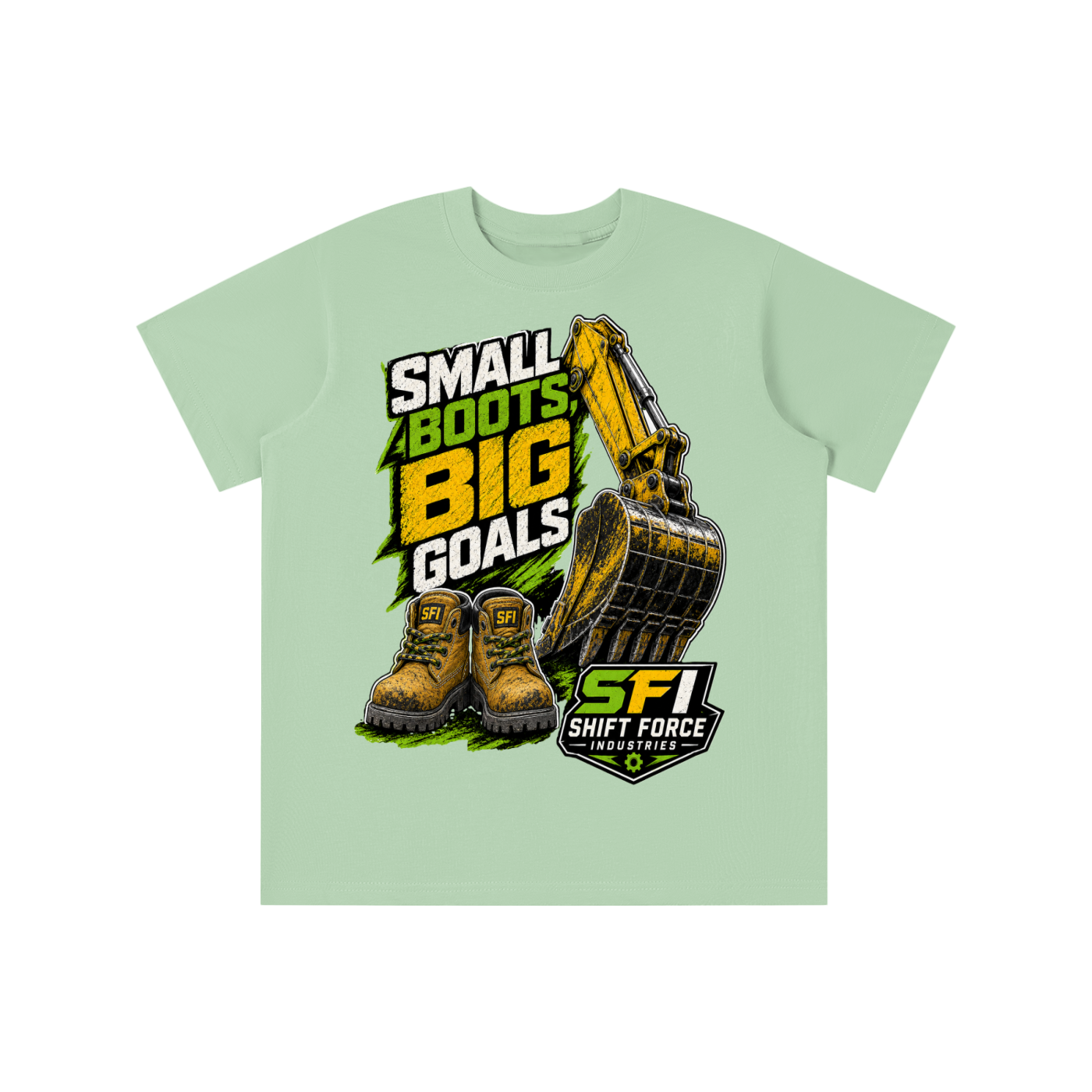 Boys Small Boots Big Goals T-shirt