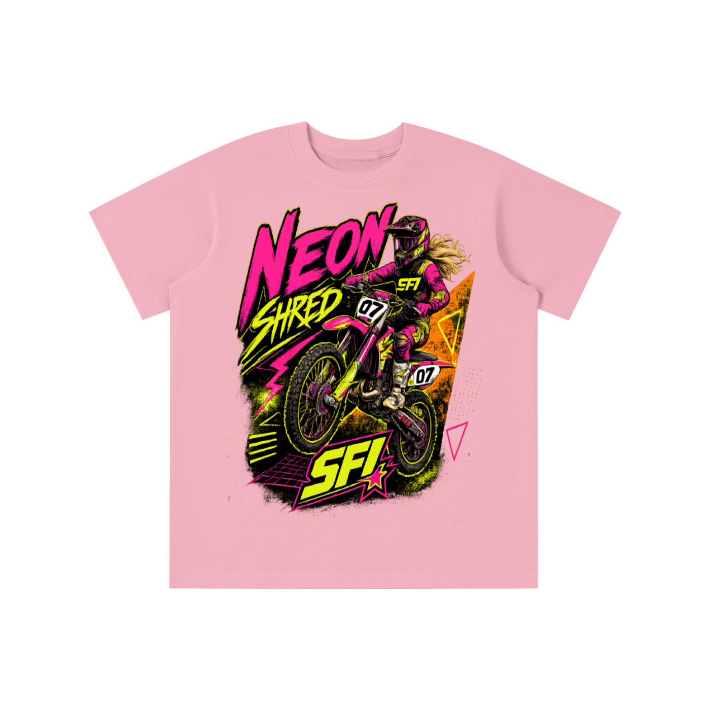 Girls Neon Shred T-shirt