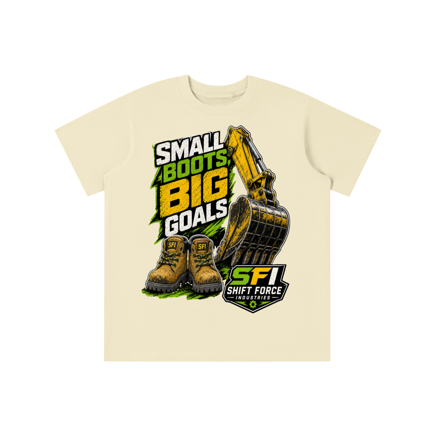 Boys Small Boots Big Goals T-shirt