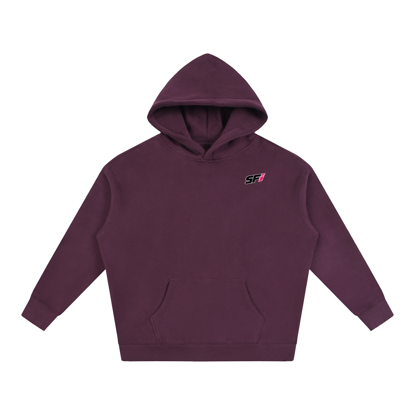 Women's Moto Stairs Oversize Fleeced Hoodie