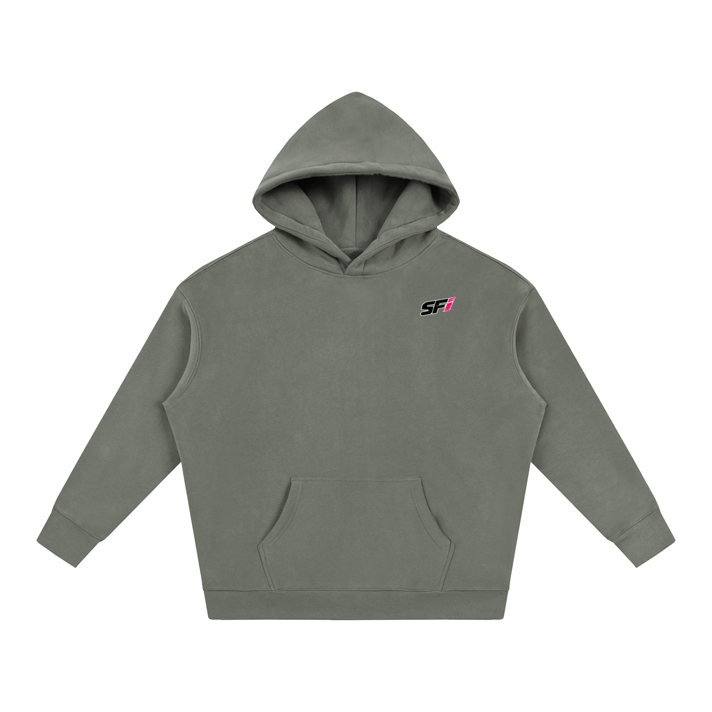Women's Moto Stairs Oversize Fleeced Hoodie