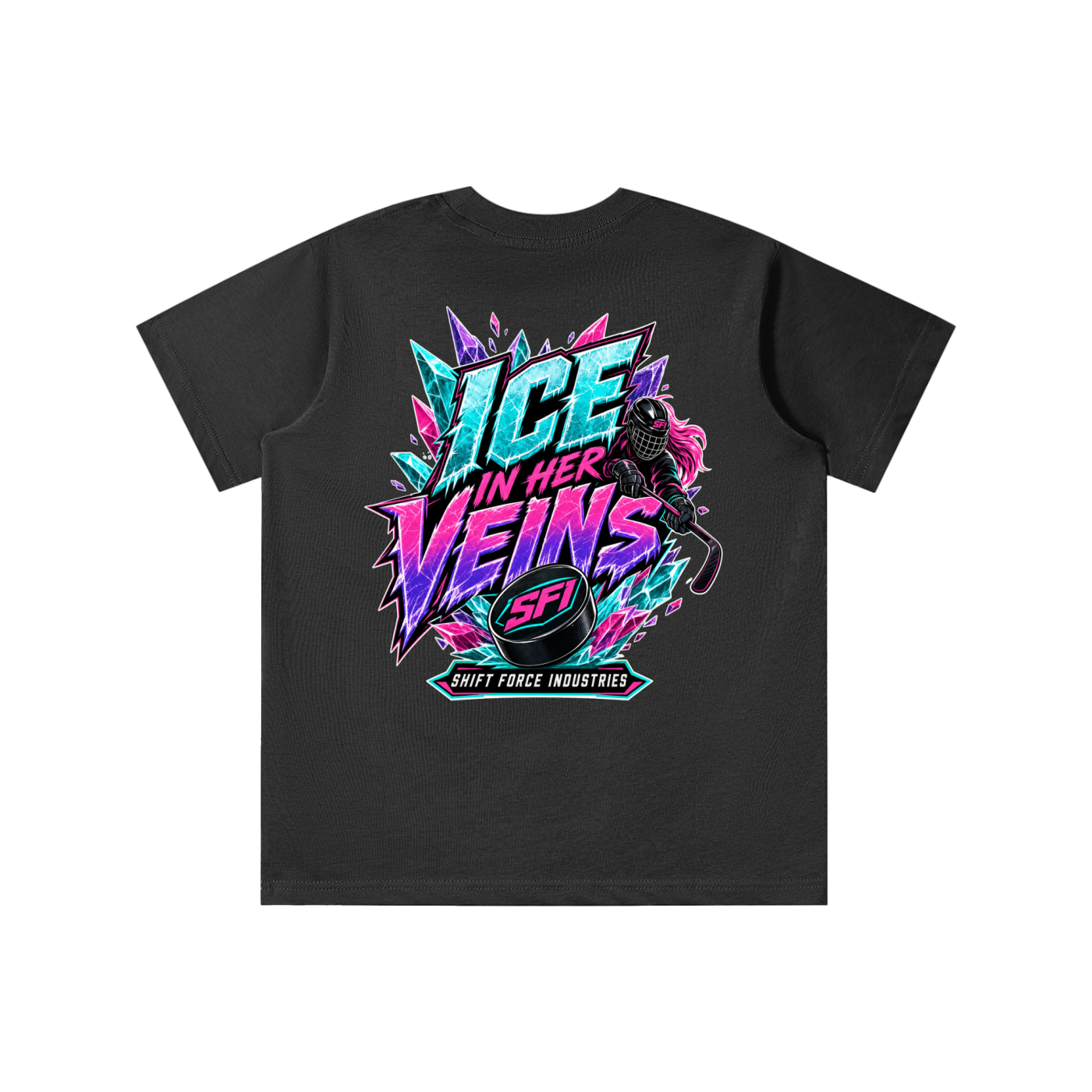 Girls Ice in Her Veins T-shirt