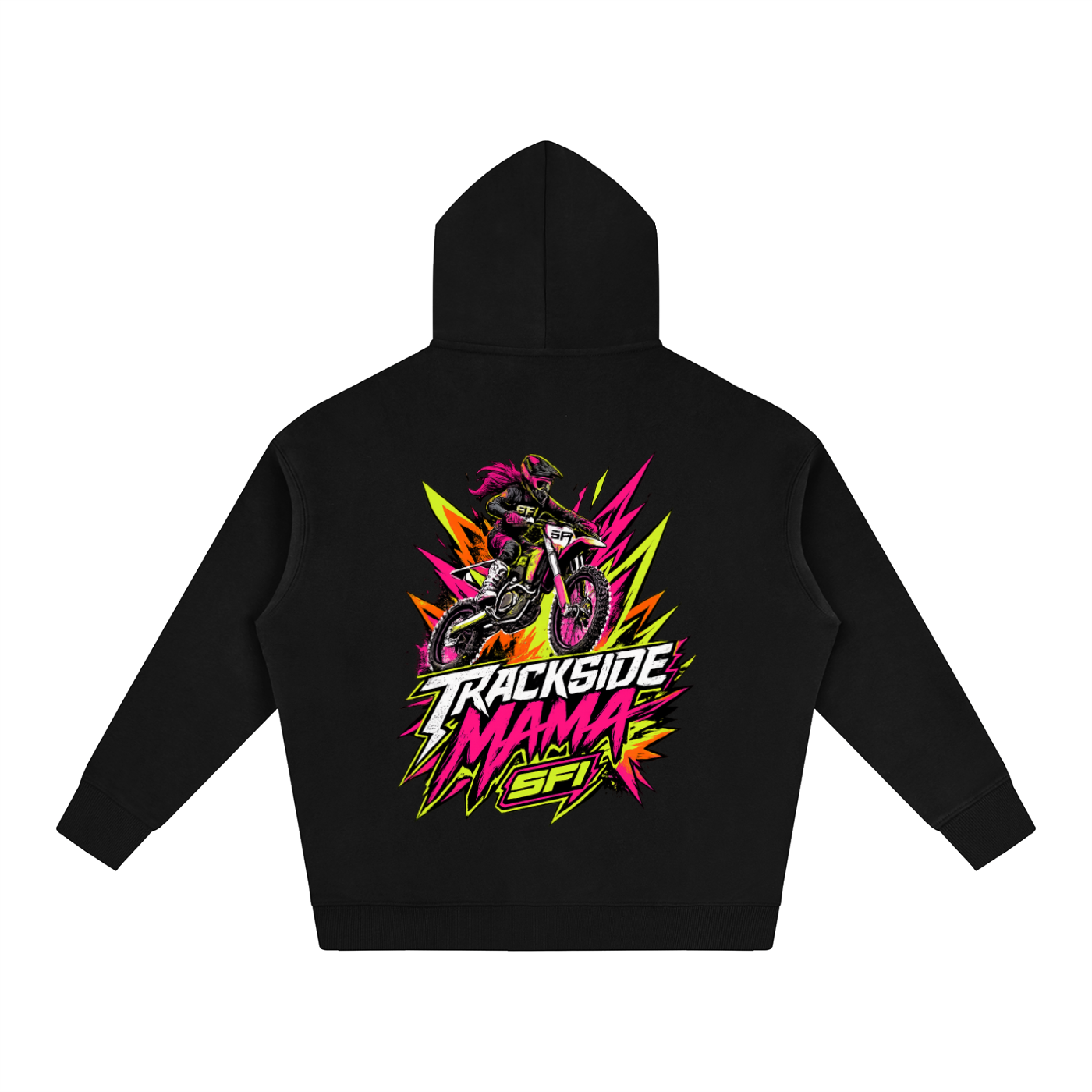Women's Trackside Mama Oversize Fleeced Hoodie
