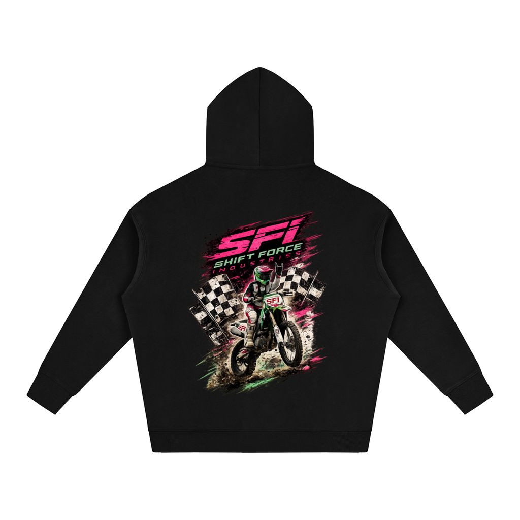 Women's Rock On Oversize Fleeced Hoodie