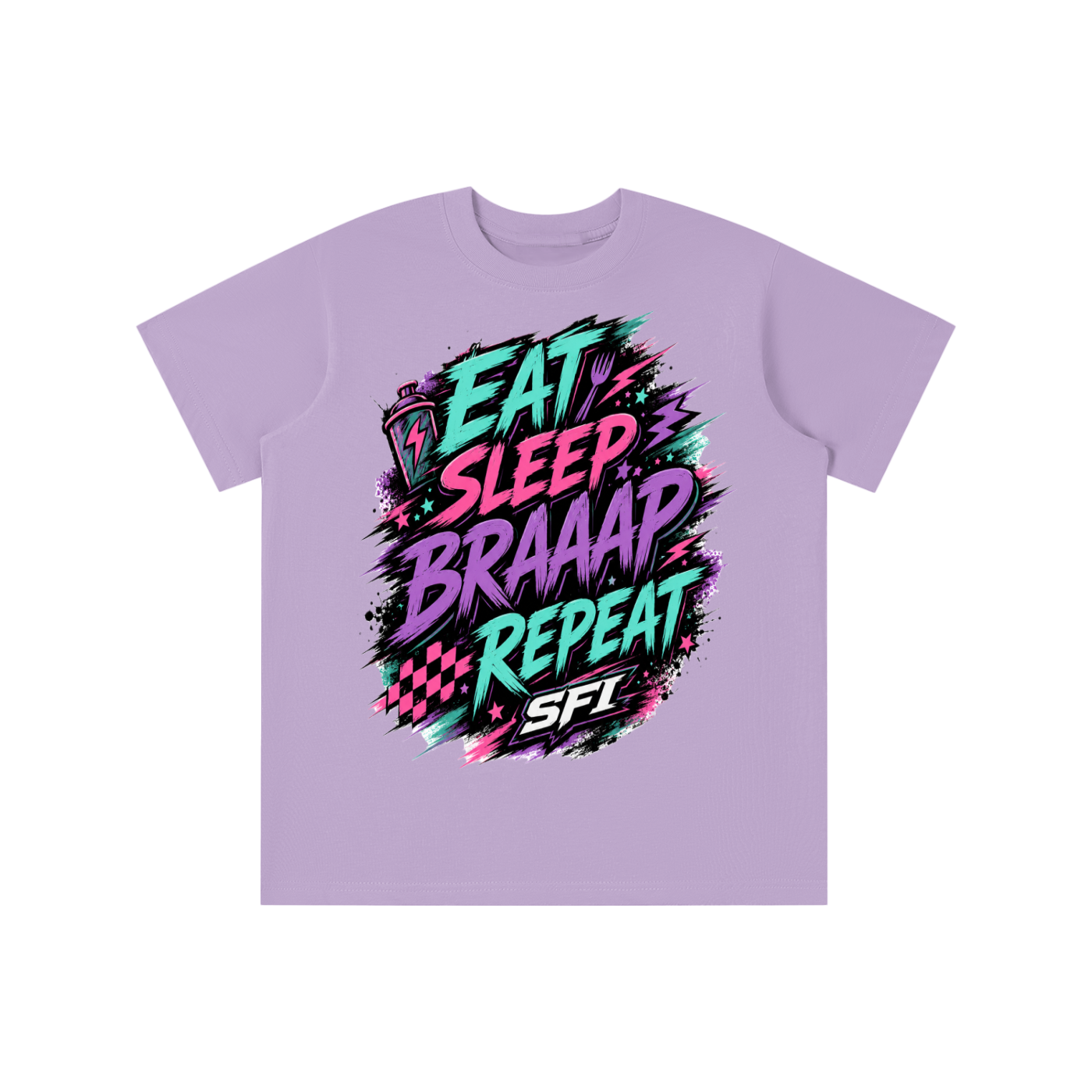 Girls Eat Sleep Braaap Repeat T-shirt