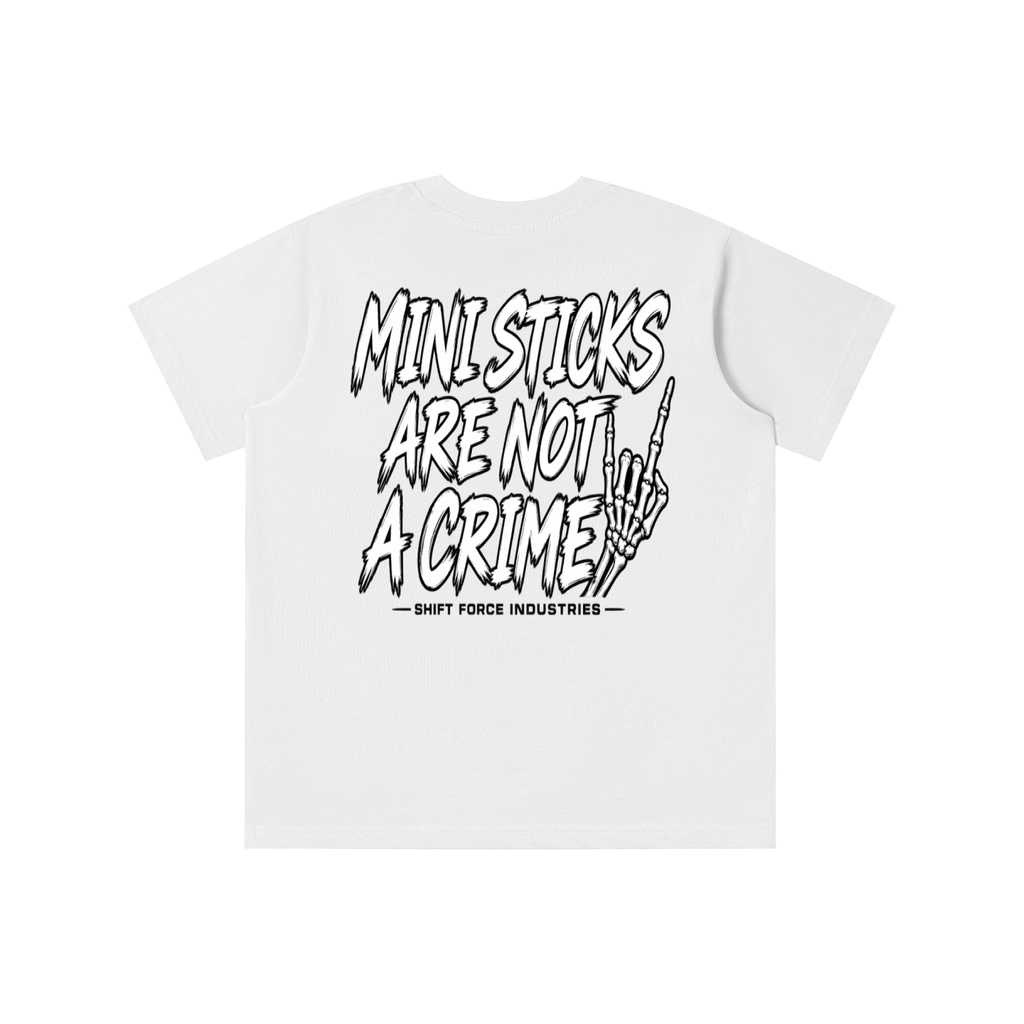 Boys Mini Sticks Are Not a Crime T-shirt