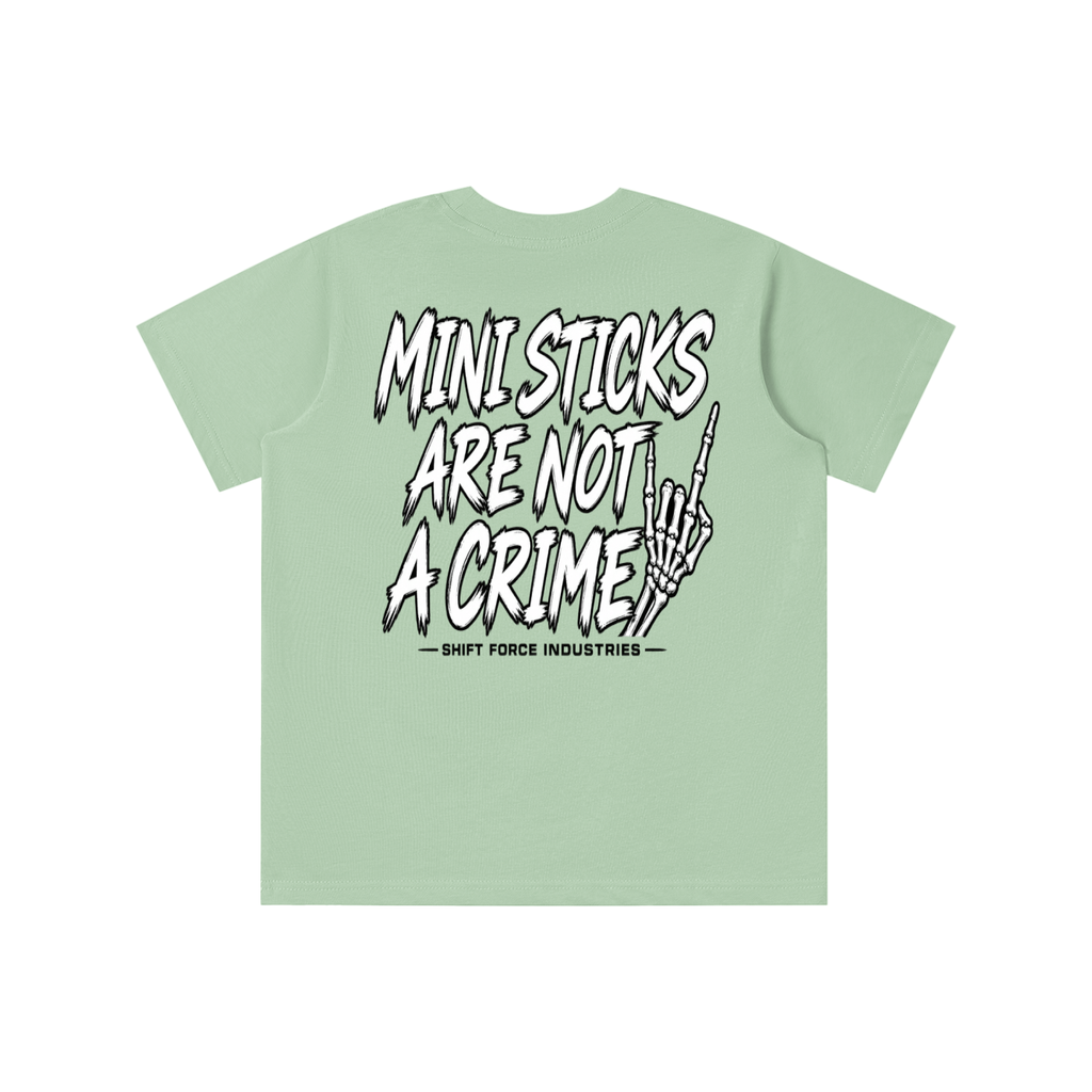Boys Mini Sticks Are Not a Crime T-shirt