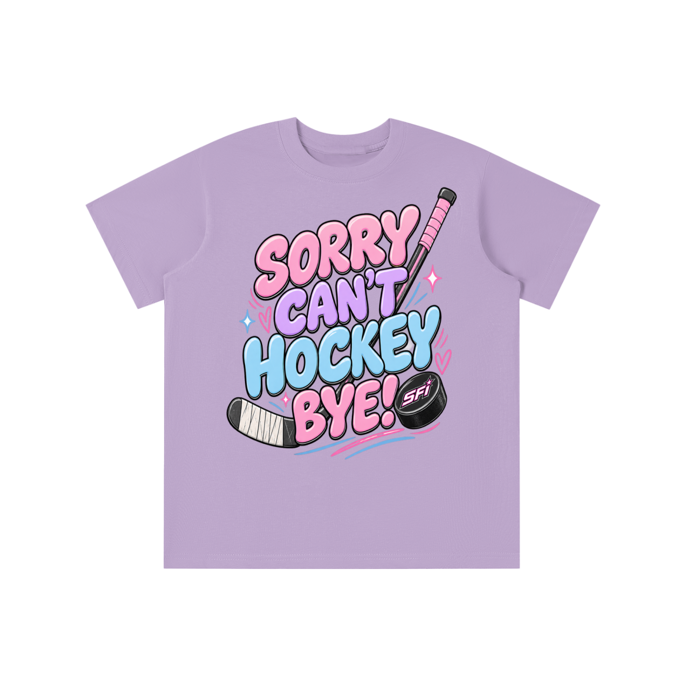 Girls Sorry Can't Hockey Bye T-shirt