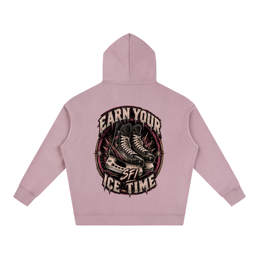 Women's Earn Your Ice Time Oversize Fleeced Hoodie