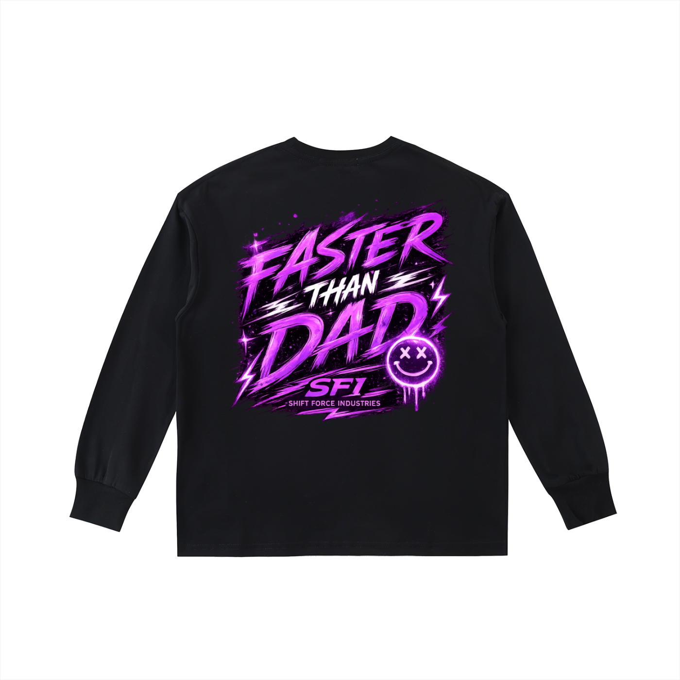 Girls Faster Than Dad Long-Sleeve Tee