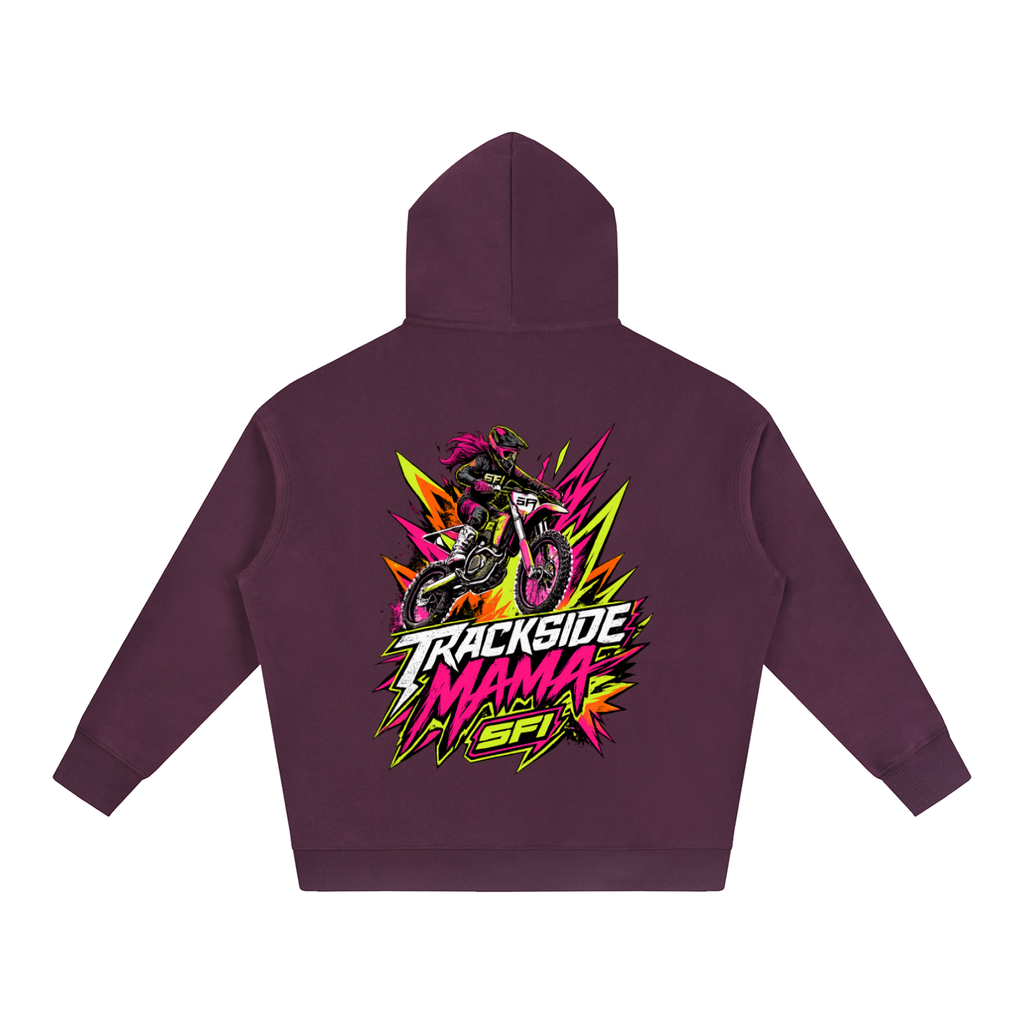 Women's Trackside Mama Oversize Fleeced Hoodie