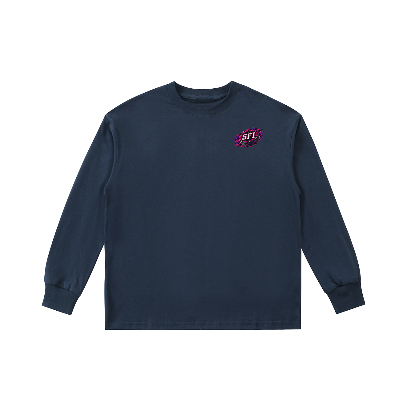 Girls Hockey Puck Long-Sleeve