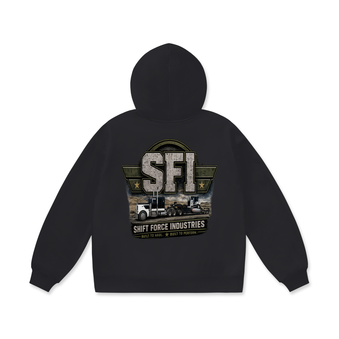 Men's Built to Haul. Built to Perform. Fleece Hoodie