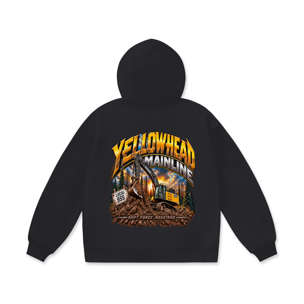 Yellowhead Mainline Excavator Heavyweight Fleece Hoodie