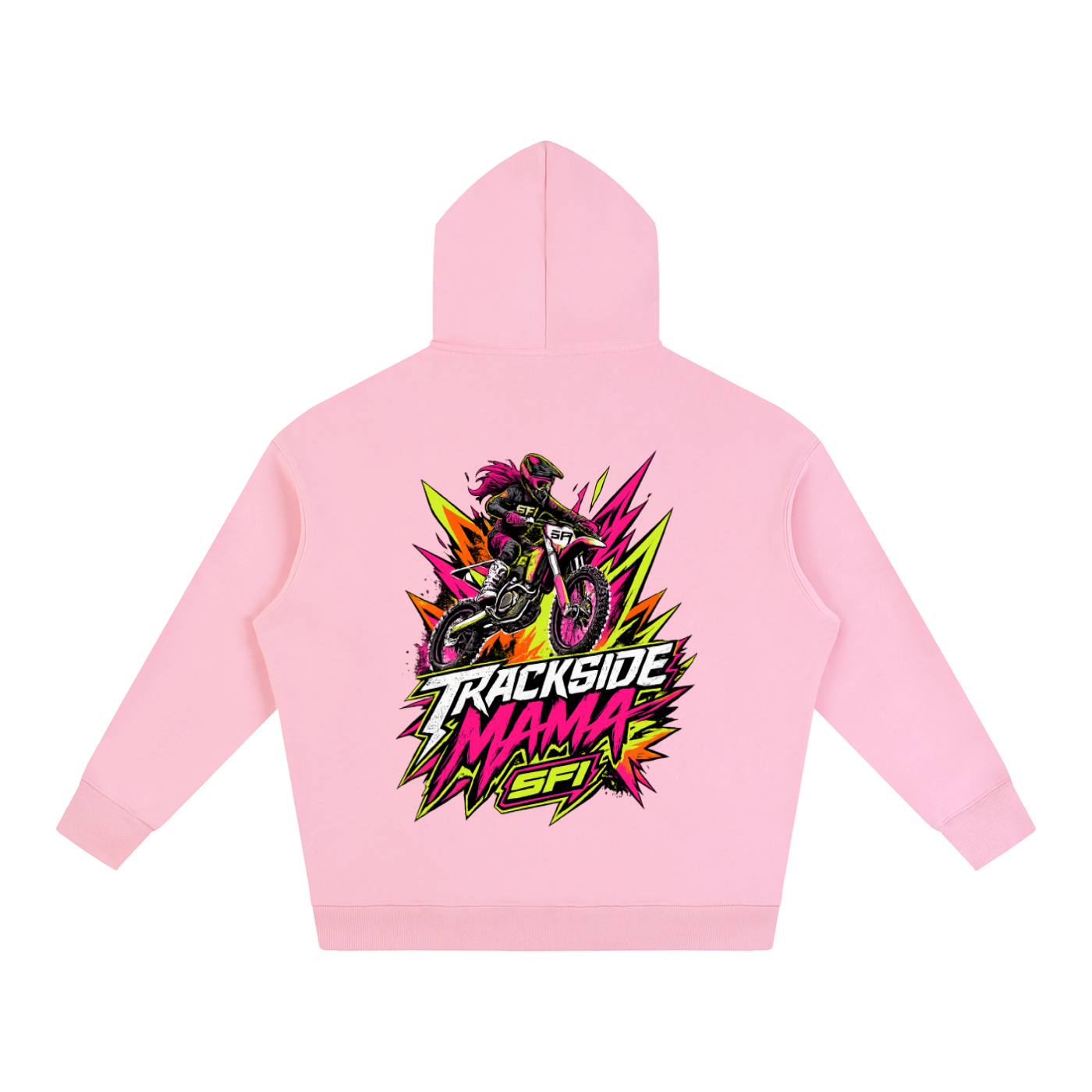 Women's Trackside Mama Oversize Fleeced Hoodie