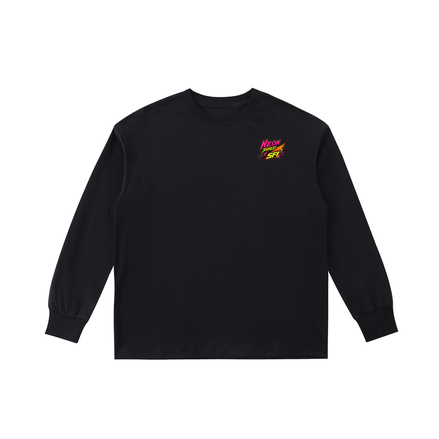 Girls Neon Shred Long-Sleeve Tee