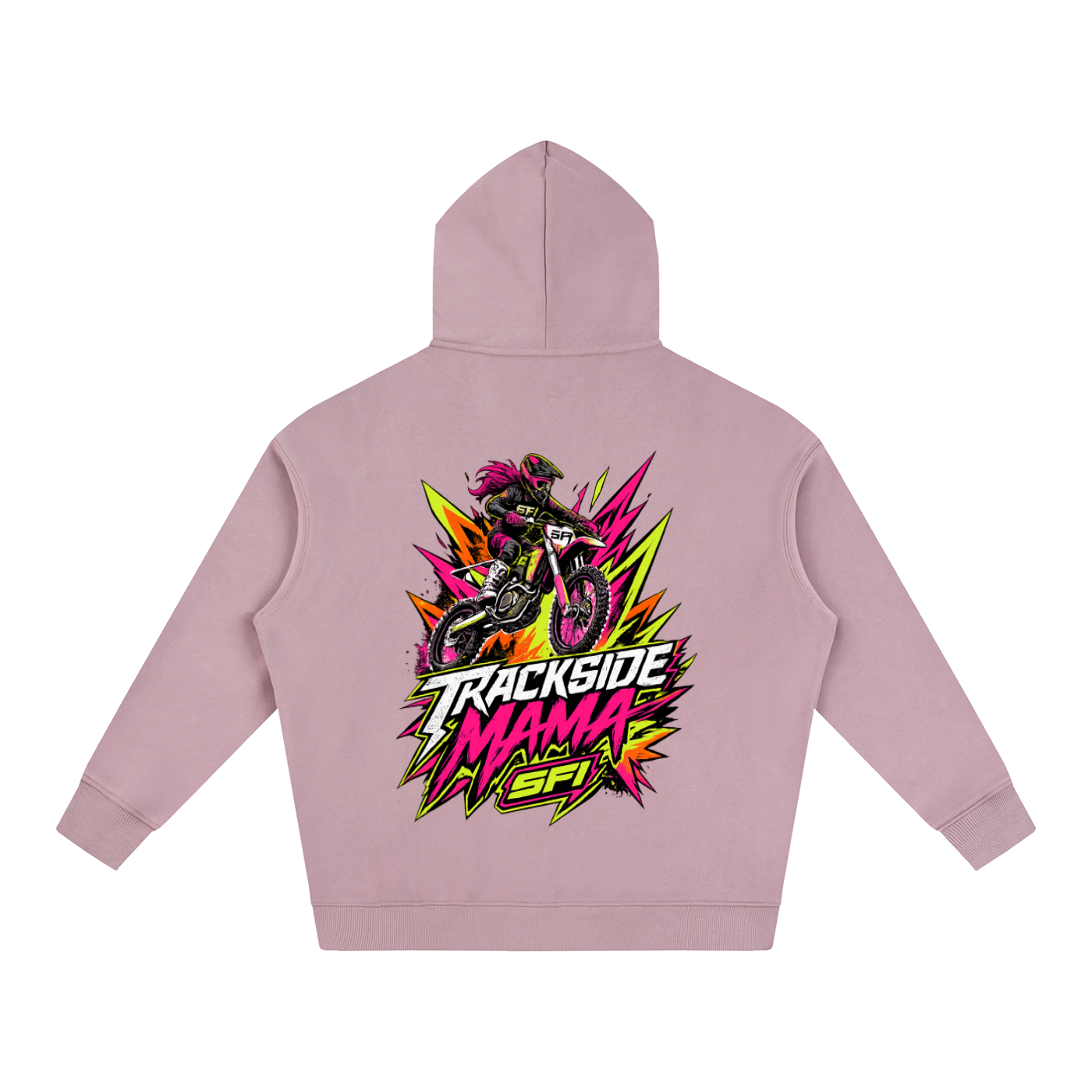 Women's Trackside Mama Oversize Fleeced Hoodie