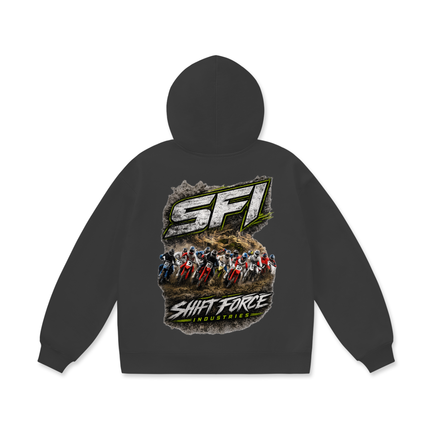 Men's Moto Race Fleece Hoodie