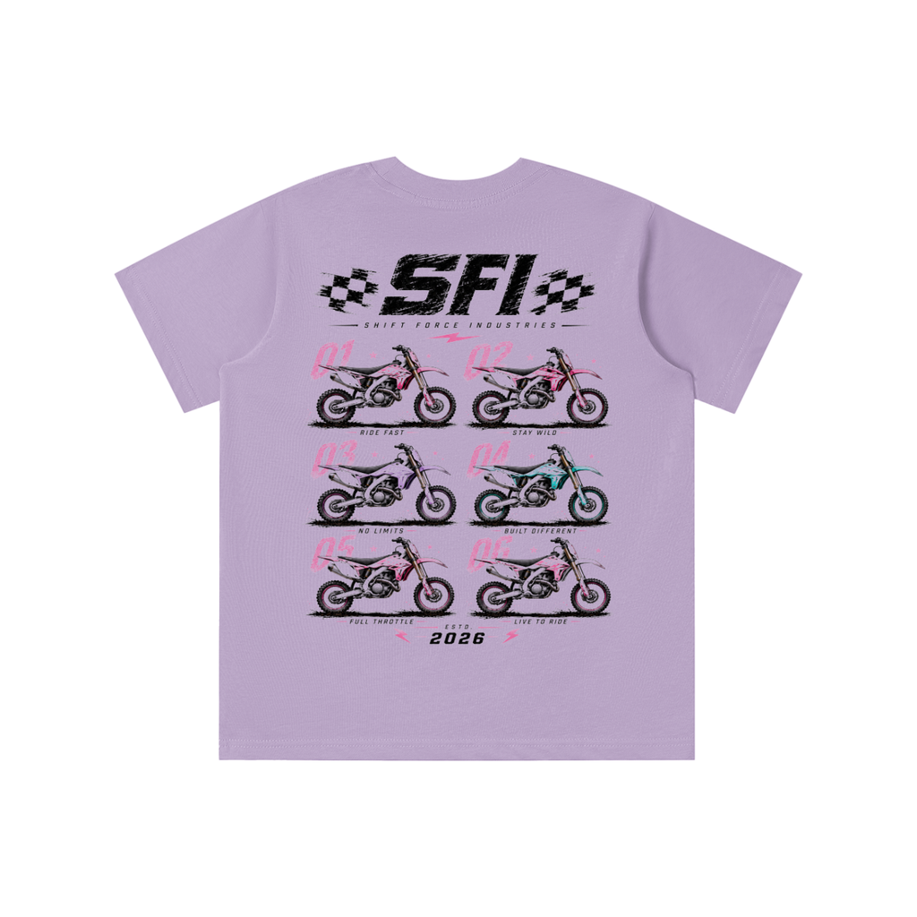 Girls Moto Lineup T-shirt