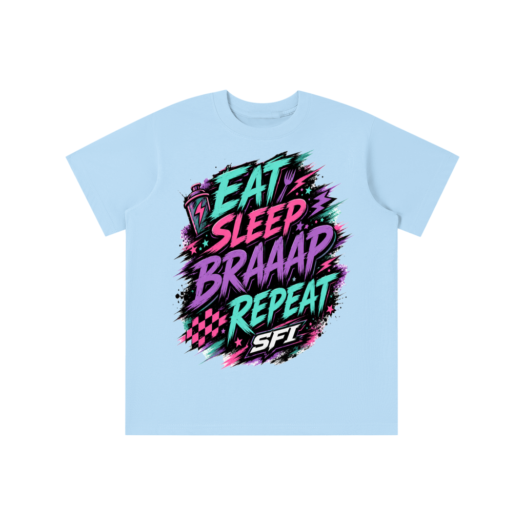 Girls Eat Sleep Braaap Repeat T-shirt