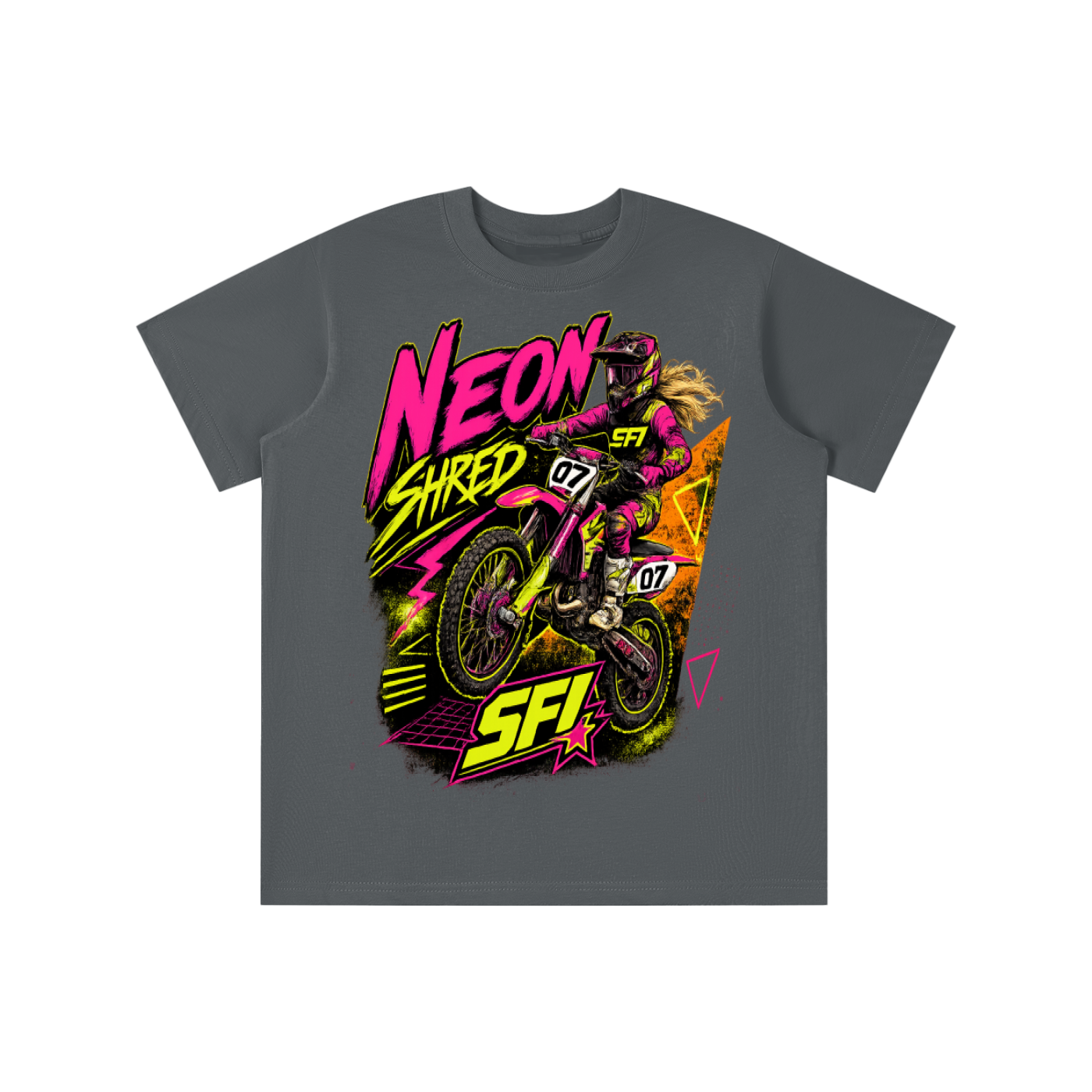 Girls Neon Shred T-shirt