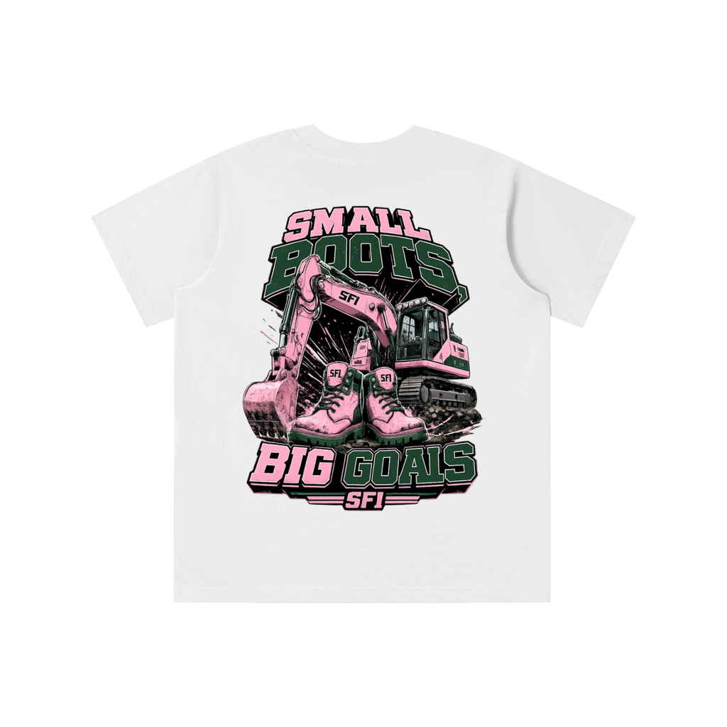 Girls Small Boots Big Goals T-shirt