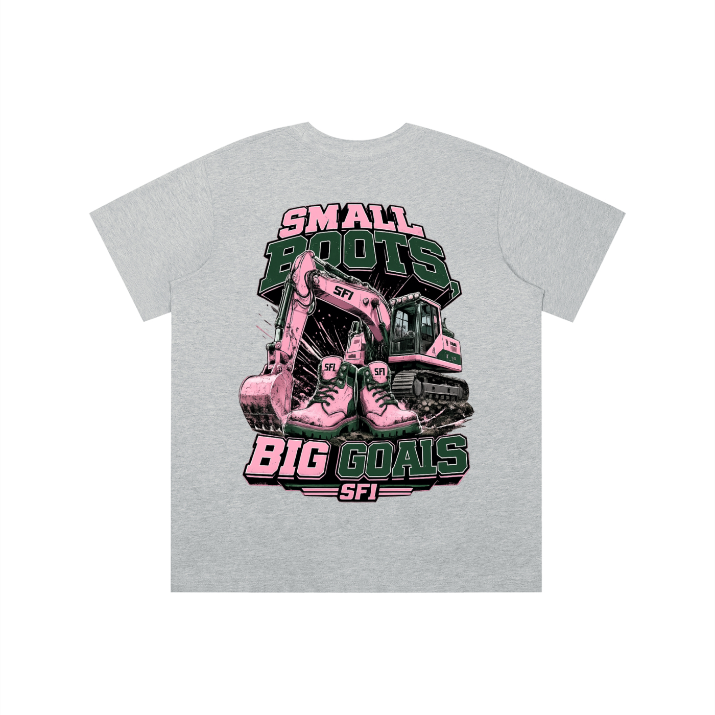 Girls Small Boots Big Goals T-shirt