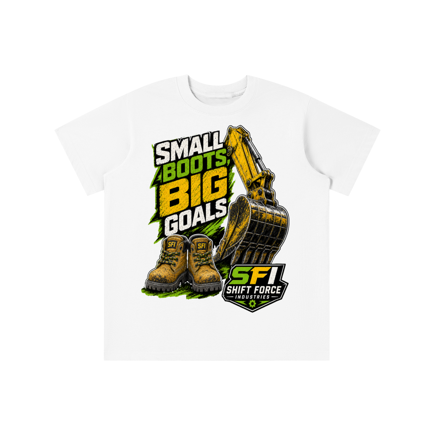 Boys Small Boots Big Goals T-shirt