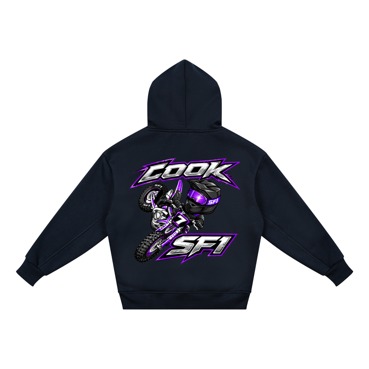 Cook Girls Moto Fleece Hoodie