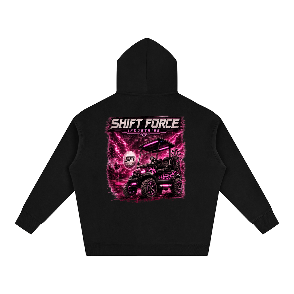 Women's Golf Cart Oversize Fleeced Hoodie