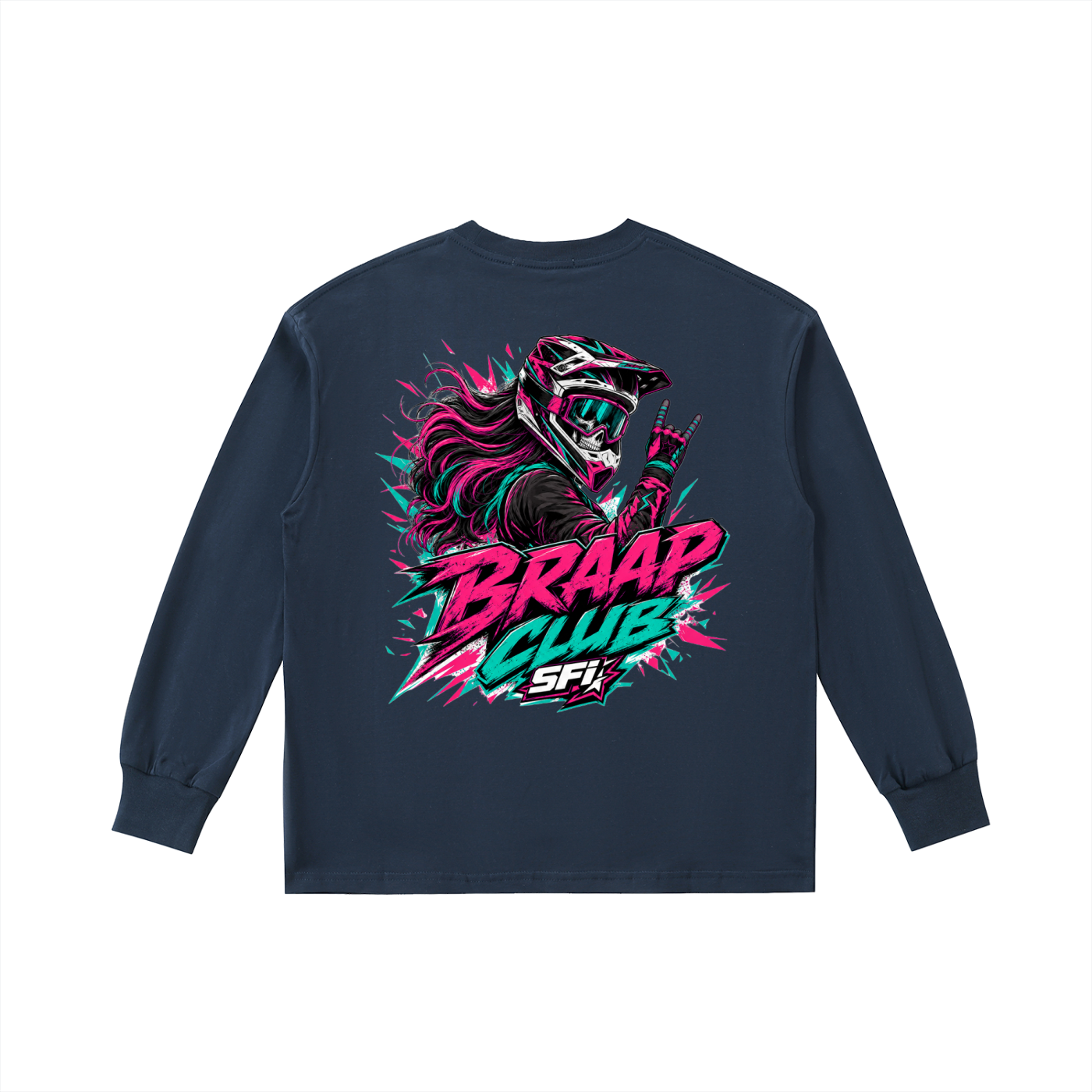 Girls Braap Club Long-Sleeve Tee