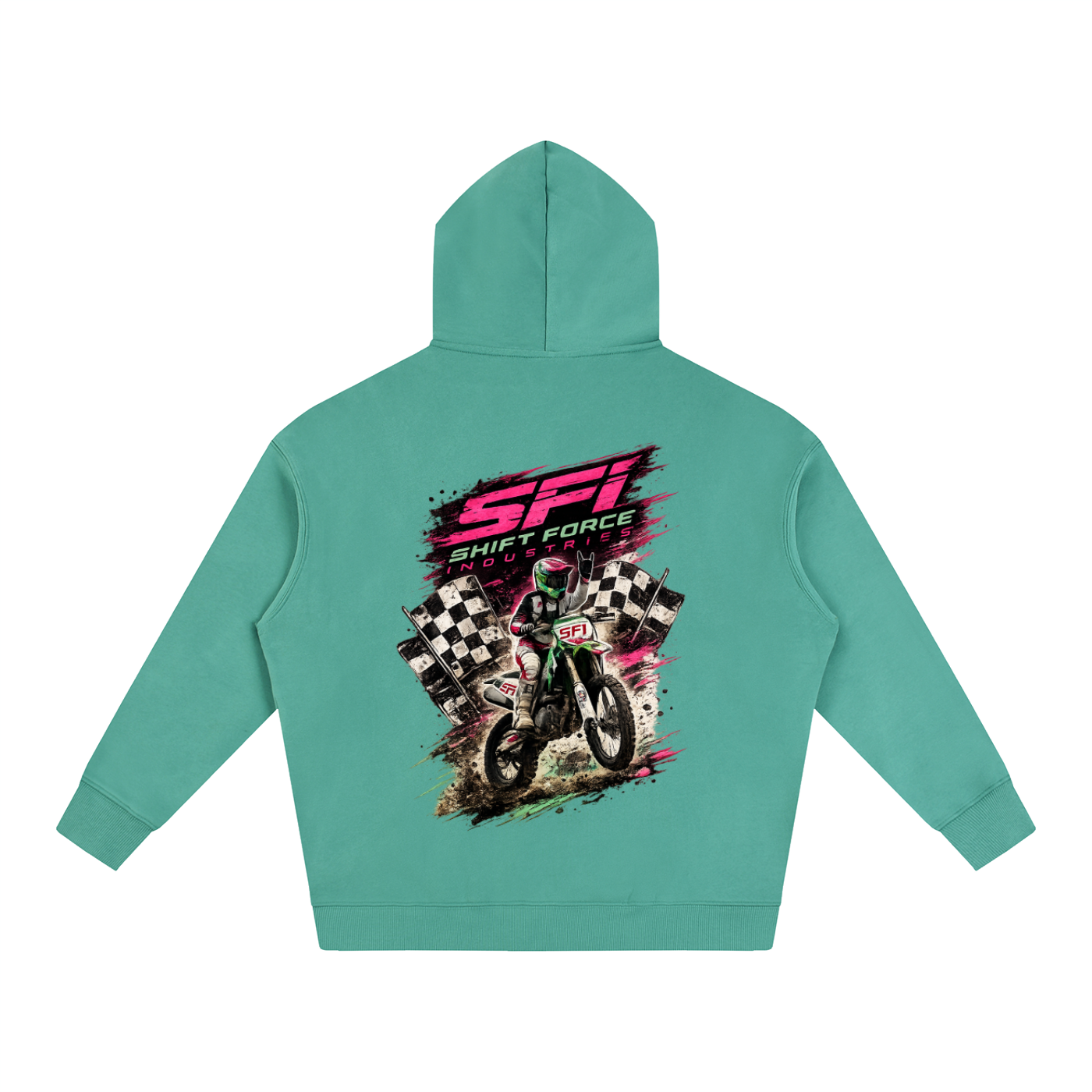 Women's Rock On Oversize Fleeced Hoodie