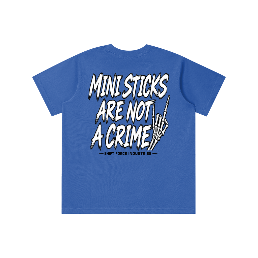Boys Mini Sticks Are Not a Crime T-shirt