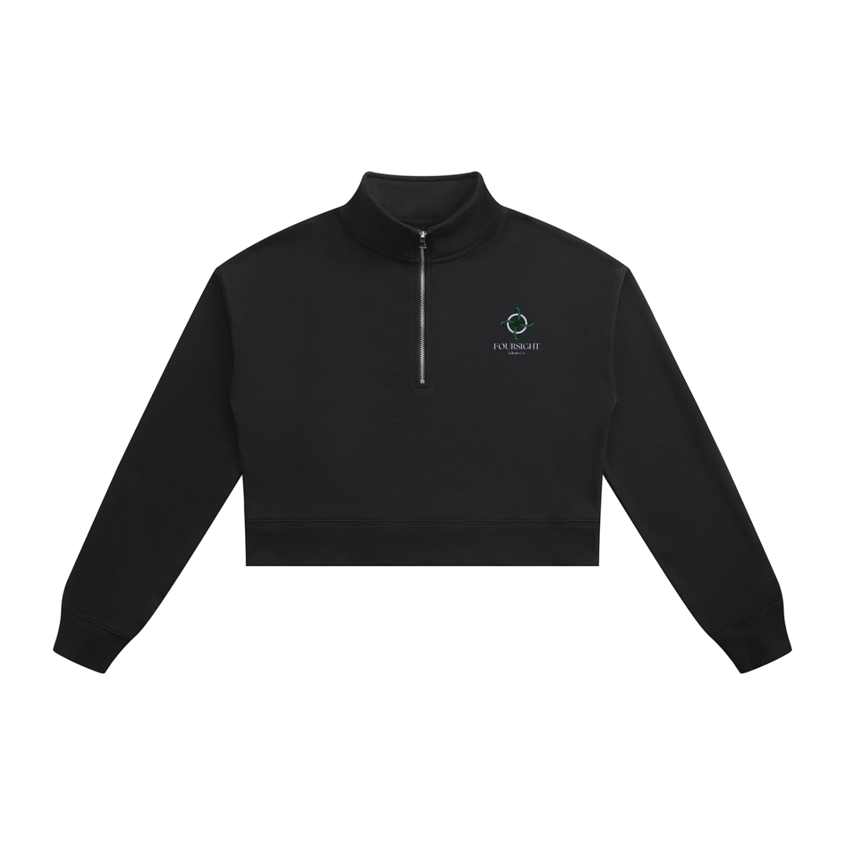 Foursight Admin Crop Quarter-Zip Sweatshirt