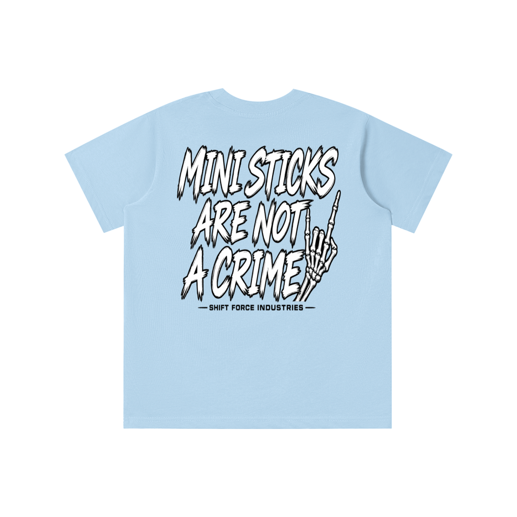 Boys Mini Sticks Are Not a Crime T-shirt