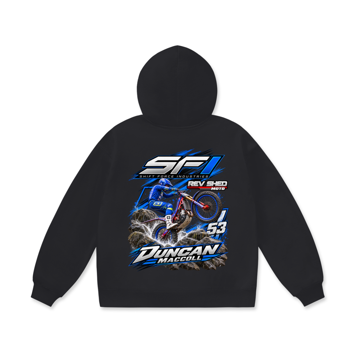 Duncan McColl 53 Trials Oversize Fleece Hoodie
