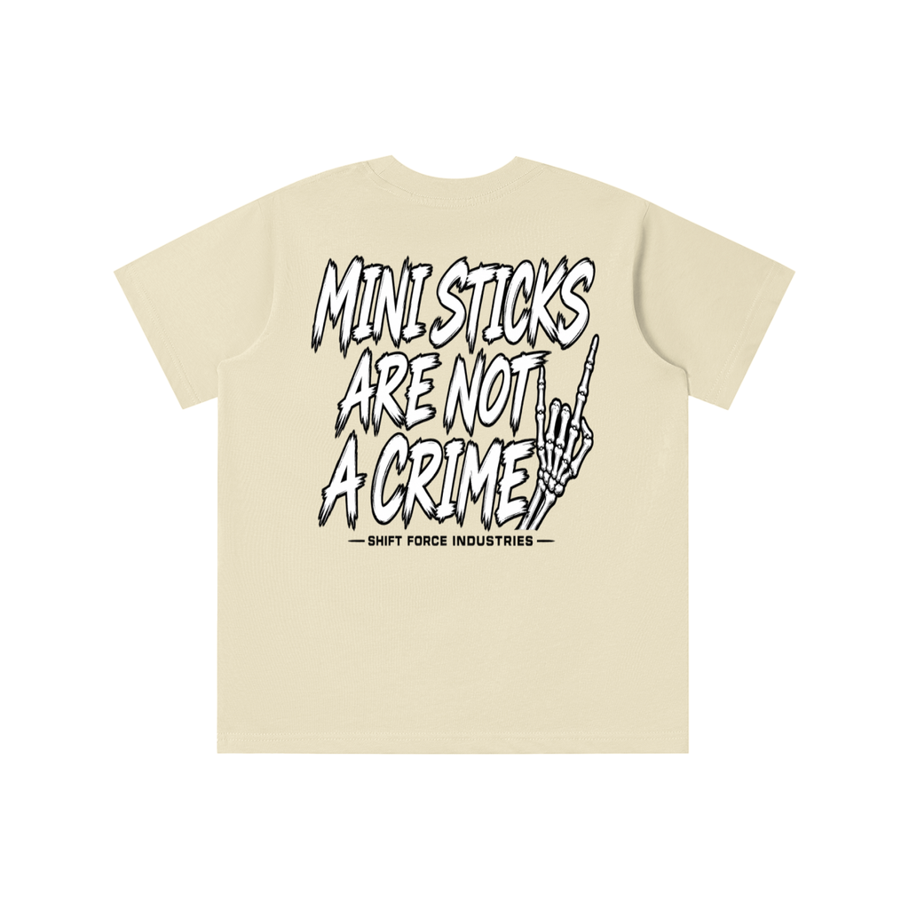 Boys Mini Sticks Are Not a Crime T-shirt