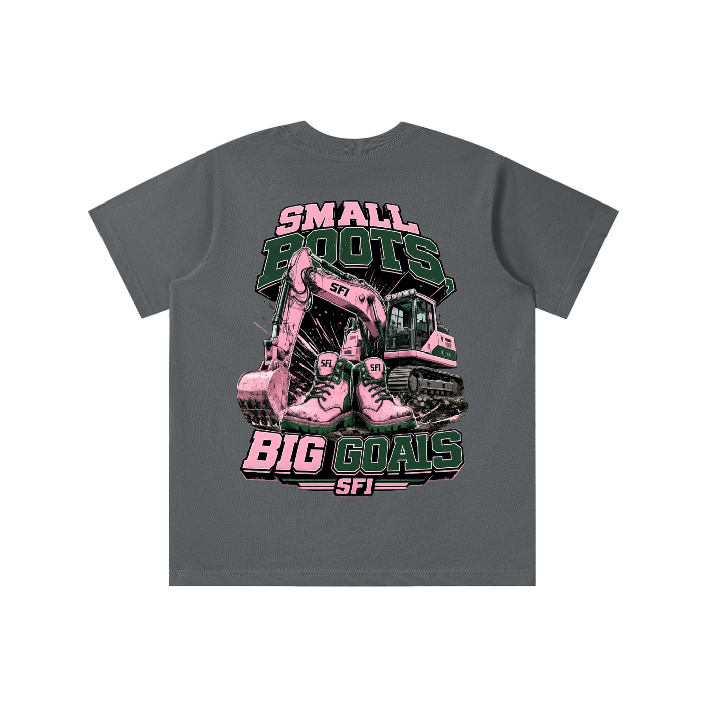 Girls Small Boots Big Goals T-shirt